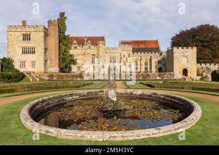 Inghilterra, Kent, Penshurst, Penshurst Place e Giardini Foto Stock