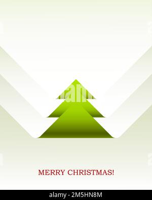 Albero di Natale, disegno creativo del vettore Illustrazione Vettoriale