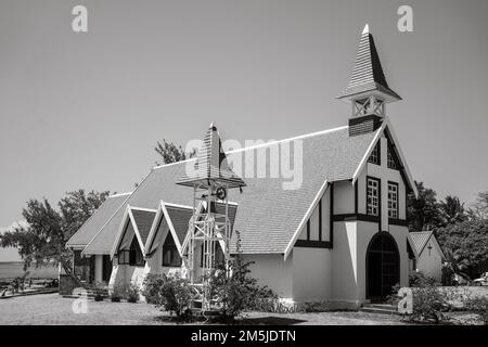 Dicembre 2022 Mauritius l'attrazione torista della Chiesa Rossa Foto Stock