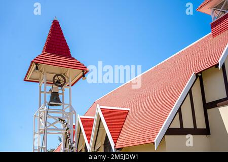 Dicembre 2022 Mauritius l'attrazione torista della Chiesa Rossa Foto Stock