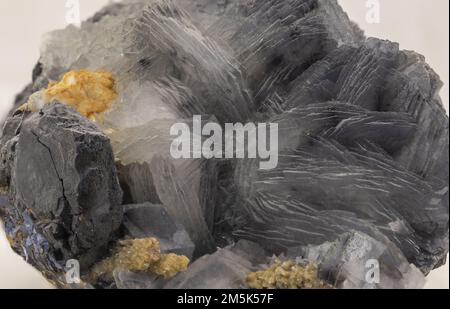 Barite minerale campione, macro foto, rock immagine Foto Stock