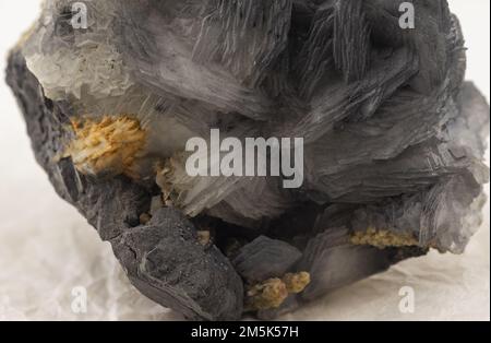 Campione minerale di barite. Campione di roccia, collezione di minerali Foto Stock