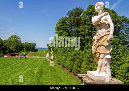 La Crane Estate di proprietà dei fiduciari di Prenotazioni, Ipswich, ma Foto Stock