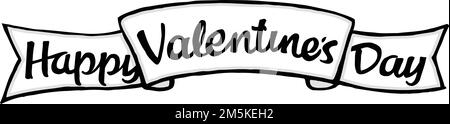 Il giorno di san valentino banner Illustrazione Vettoriale