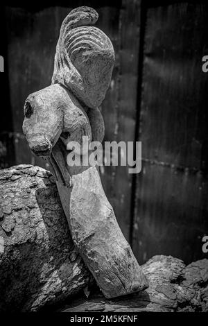 Scultura in legno di Dogon Amahigueré Dolo Foto Stock