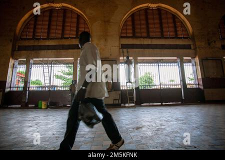 MALI, Bamako , stazione ferroviaria centrale dall'interno Foto Stock