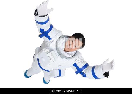 Capannone vecchi astronauti maschi Foto Stock