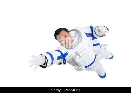 Capannone vecchi astronauti maschi Foto Stock