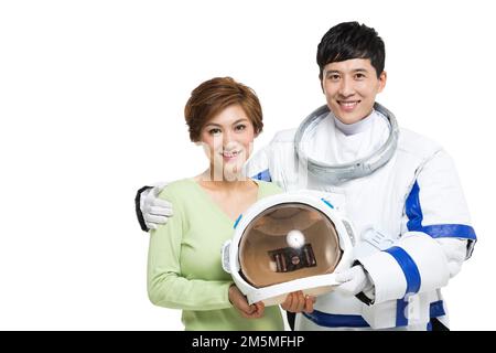 Tenda per prendere gli astronauti Foto Stock