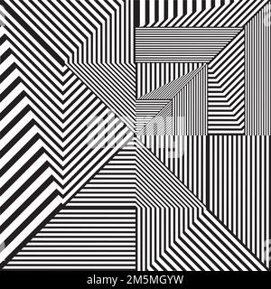 Vettore modello bianco e nero. Illustrazione su sfondo bianco. Illustrazione vettoriale di Un motivo in bianco e nero. Illustrazione Vettoriale