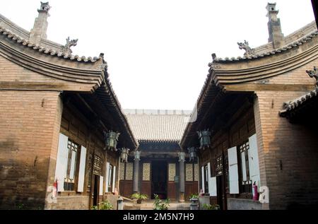 L'architettura tradizionale di Ping Yao, Shanxi Foto Stock