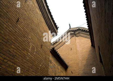 L'architettura tradizionale di Ping Yao, Shanxi Foto Stock