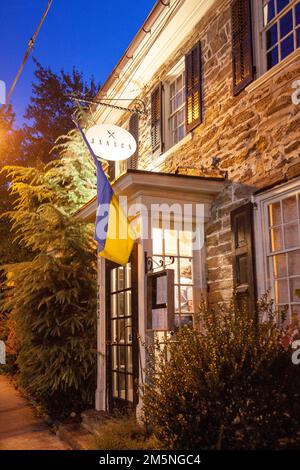 Jansen Restaurant su Chestnut Hill a Philadelphia, Stati Uniti Foto Stock