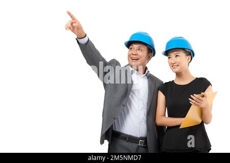 Ingegnere di costruzione Foto Stock