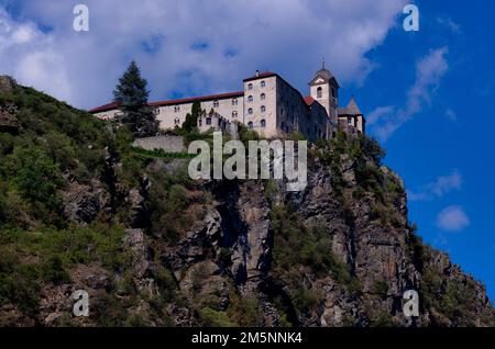 Monastero di Saeben, Klausen, chiusa, Eisacktal, Provincia di Bolzano, Alto Adige, Italia Foto Stock