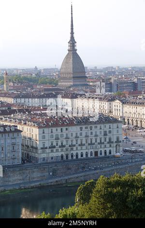 Vista panoramica sul centro di Torino Foto Stock