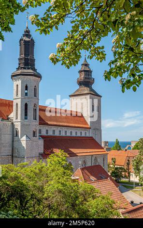 Cupola della Chiesa di Visby sull'isola di Gotland, Svezia Foto Stock