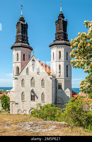 Cupola della Chiesa di Visby sull'isola di Gotland, Svezia Foto Stock