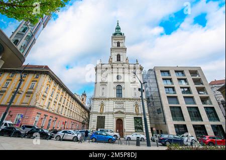 Budapest, Ungheria. St Chiesa di Anna nel centro della città Foto Stock