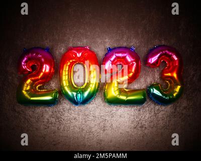 Berlino, Germania. 29th Dec, 2022. L'anno 2023, preso il 29.12.2022 a Berlino. Credit: XAMAX/dpa/Alamy Live News Foto Stock