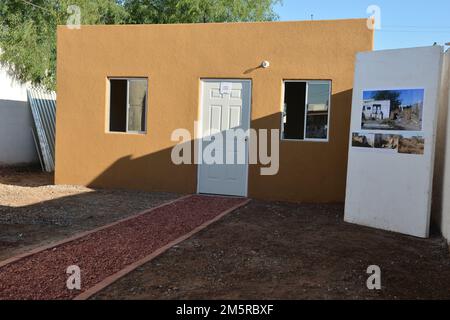 Piede di casa in colonia las minitas de Hermosillo, povertà (Foto di tiradorcuarto/NortePhoto) torta de casa en colonia las minitas de Hermosillo, pobreza (Foto di tiradorcuarto/NortePhoto) Foto Stock