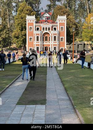 Puebla, Puebla, Stati Uniti. 11th Dec, 2022. Parte dei terreni dell'ex-Hacienda de Chautla nei pressi di Puebla, Messico, è mostrata domenica 11 dicembre 2022. (Credit Image: © Mark Hertzberg/ZUMA Press Wire) Foto Stock