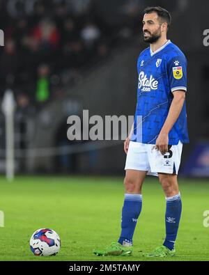 Swansea, Regno Unito. 30th Dec, 2022. Mario Gaspar #3 di Watford durante la partita del Campionato Sky Bet Swansea City vs Watford al Swansea.com Stadium, Swansea, Regno Unito, 30th dicembre 2022 (Photo by Mike Jones/News Images) a Swansea, Regno Unito il 12/30/2022. (Foto di Mike Jones/News Images/Sipa USA) Credit: Sipa USA/Alamy Live News Foto Stock