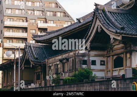 Tempio Higashi Honganji, Taito, Asakusa Foto Stock