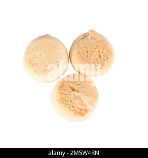 kanomping thai dessert isolato su sfondo bianco. Foto Stock