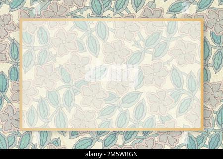 Antica cornice ornamentale vettore disegnato a mano Illustrazione Vettoriale