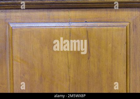 struttura in legno della finestra della porta. Foto Stock