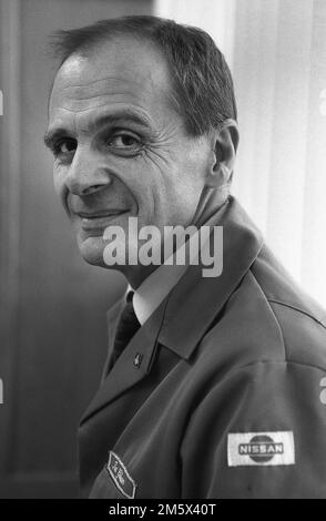 Ian Gibson Chief Executive di Nissan Motors UK Factory a Sunderland UK 1994 Foto Stock