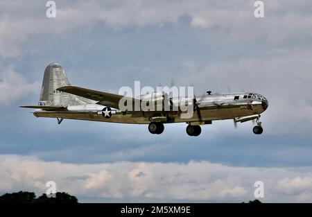 Boeing B29 Super Fortress bombardiere. Foto Stock