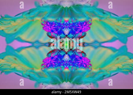 immagine astratta multicolore come sfondo, grafica, astrazione Foto Stock