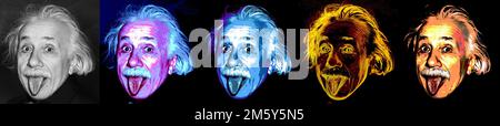 Albert Einstein, Albert Einstein... Foto Stock