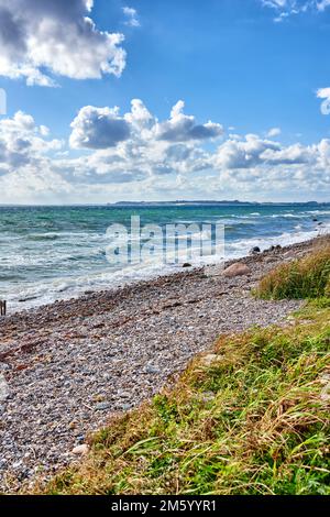 Costa di Kattegat - Jutland. Costa di Kattegat - Helgenaes, Danimarca. Foto Stock