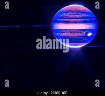 Saturno. Per le linee guida sull'utilizzo della NASA: Fare riferimento a https://www.nasa.gov/multimedia/guidelines/index.htm Foto Stock