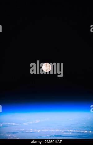 La Luna. Per le linee guida sull'utilizzo della NASA: Fare riferimento a https://www.nasa.gov/multimedia/guidelines/index.htm Foto Stock