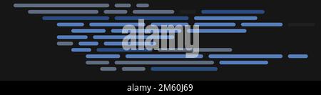 Codifica cartoon illustrazione vettoriale di linee simulate Illustrazione Vettoriale
