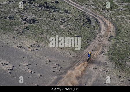 12 MICHEK Martin (cze), Orion - Moto Racing Group, KTM, Moto, azione durante la fase 1 della Dakar 2023 intorno a Sea Camp, il 1st gennaio 2023 nei pressi di Yanbu, Arabia Saudita - Foto Eric Vargiolu / DPPI Foto Stock