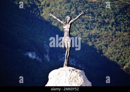 Il Cristo delle Marche - Avenale di Cingoli Foto Stock