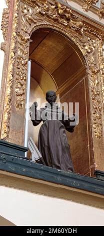 La Iglesia de la vera Cruz, sita en la ciudad de Salamanca, es un templo barroco sede de la Ilustre Cofradía de la Santa Cruz del Redentor y de la pur Foto Stock