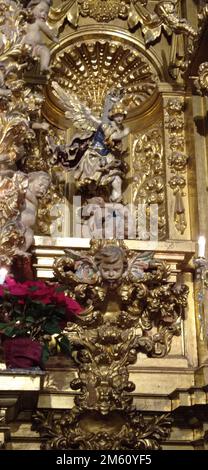 La Iglesia de la vera Cruz, sita en la ciudad de Salamanca, es un templo barroco sede de la Ilustre Cofradía de la Santa Cruz del Redentor y de la pur Foto Stock