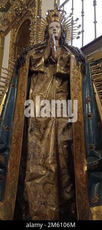 La Capilla de la vera Cruz es una iglesia del siglo XVI que fue reformada por Joaquín Churriguera en el siglo XVIII, lo que le da aspecto barroco. Foto Stock