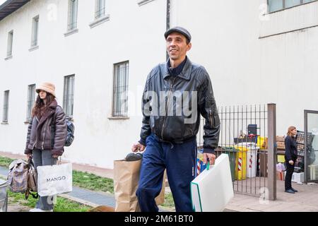 Italia, Abbiategrasso, rifugiati ucraini nel centro di accoglienza dell'ex convento dell'annunciata Foto Stock