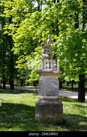 Statue nel Parco Ducale di Parma Italia Foto Stock