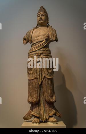 Bodhisattva, dinastia del Song Settentrionale, 11th-12th secolo, antiche gallerie d'arte Cinesi, Metropolitan Museum of Art, New York City, USA Foto Stock