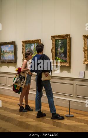 Gallerie impressioniste, Metropolitan Museum of Art, New York City, USA Foto Stock