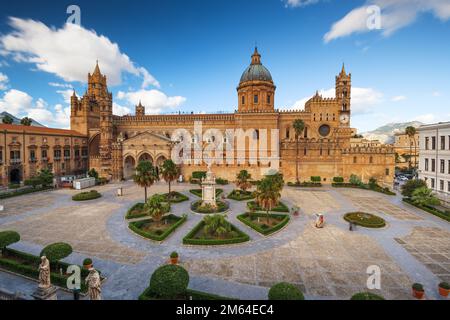 Palermo, Italia alla Cattedrale di Palermo. Foto Stock