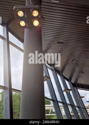 Bellissimo ristorante europeo nuovo di zecca in centro Foto Stock